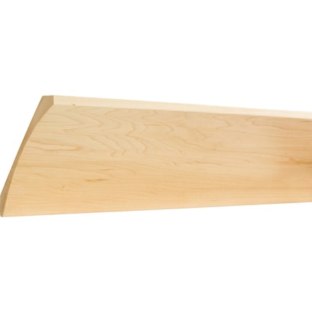 Hardware Resources Hard Maple, 96" L, 6" H, Unfinished COV-6-HMP